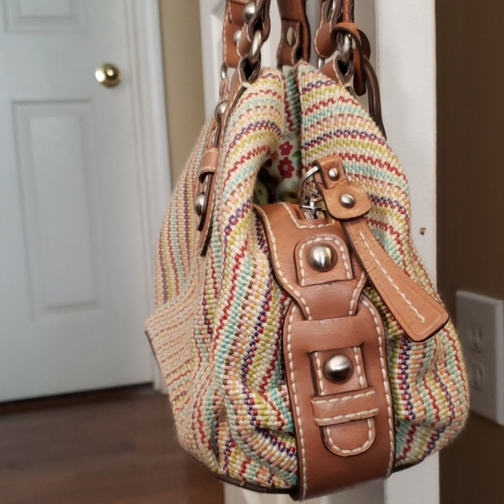 Fossil Multi-Color Hobo Bag - image 7